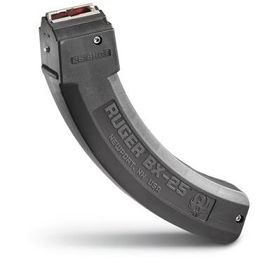 Ruger 10/22, .22 LR Caliber Magazine, Black Polymer, 25 Rounds