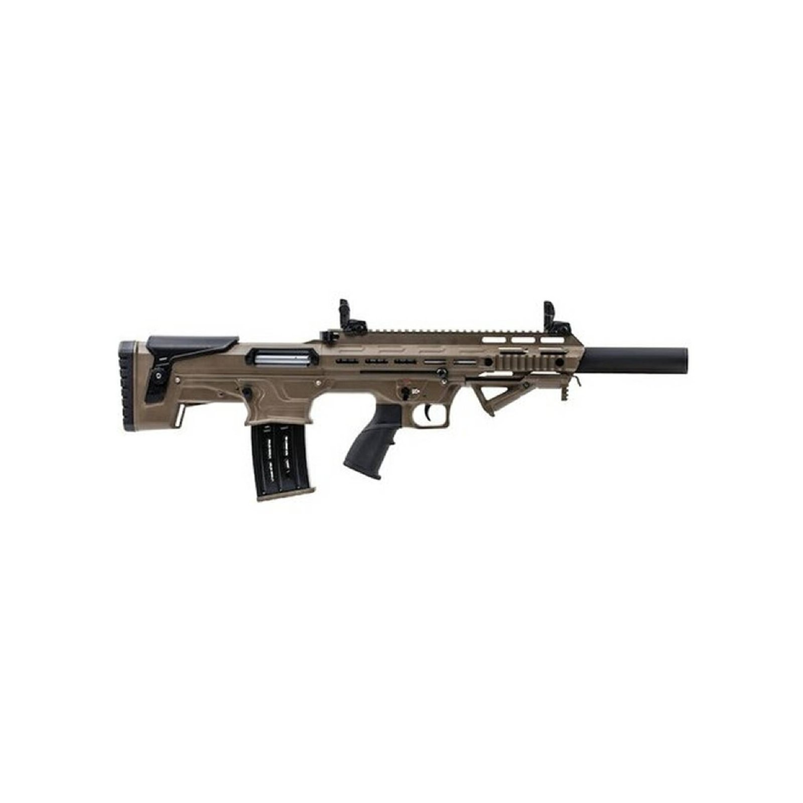 Panzer Arms BP-12 Bullpup Semi-Auto 12 Ga, 18.5" Barrel, Desert Tan, 5rd